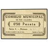 Image 1 : 0,50 Pesetas. S/F. C.M. de FOZ-CALANDA (Teruel). MUY ESCASO. Mont-670B. MBC+.
