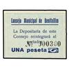 Image 1 : 1 Peseta. S/F. C.M. de BENIFALLIM (Alicante). RARO. Mont-302C; TV-346. SC.