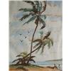 Image 2 : “Caribbean Shore with Fishermen & Palm Trees”