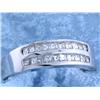 Image 1 : 14k White Gold Ring with Diamonds