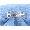 Image 2 : 14k White Gold Ring with Diamonds