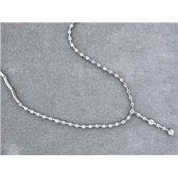 18k White Gold Diamond Necklace