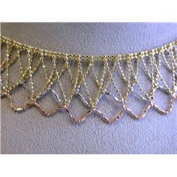 14k Tri-color Gold Necklace