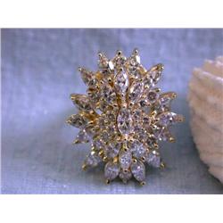 14k Yellow Gold Diamond Ring