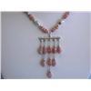 Image 1 : Silver Necklace with Colored Gems