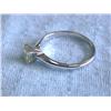 Image 2 : 14k White Gold Ring with Diamond Solitaire (0.41 ct)