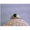 Image 2 : 14k Gold Ring with Diamonds with Gemstone