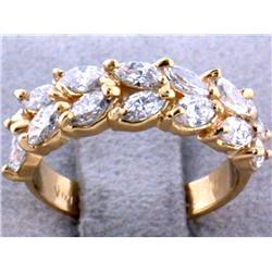 14k Yellow Gold Diamond Ring