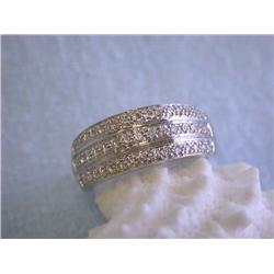 14k Gold Ring with Diamonds