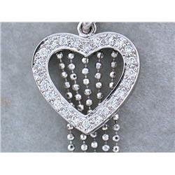 Gold Necklace with Heart Pendant