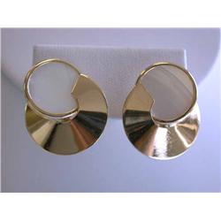 14k Gold Earrings with Pearl
