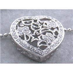 14k Gold Necklace with Diamonds