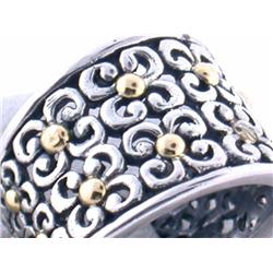 Silver and Gold Ring