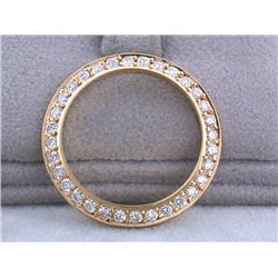 18k Diamond Bezel for Ladies' DATED Rolex (1.0 ct)