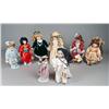 Image 1 : (8) Collectible Porcelain Dolls