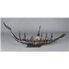 Image 2 : (2) Chinese Carved Horn Boats