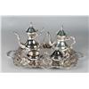 Image 1 : (5) Piece Antique Silver Plated Tea Server