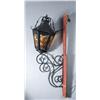 Image 1 : Large Wrought Iron and Coach Lamp