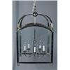 Image 1 : Large Chrome and Glass Hanging Chandelier
