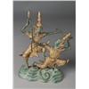 Image 2 : (2) Metal and Bronze Thai Sculptures