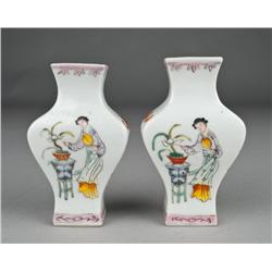 Pr. Of Japanese Porcelain Vases