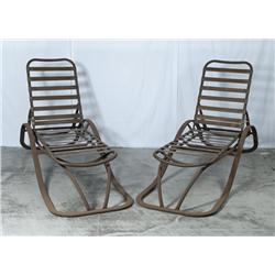 Pr. Of Outdoor Deck Chairs
