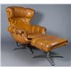 Image 1 : Mid-Century Modern Chair and Ottoman