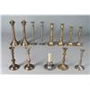 Image 1 : Antique Collection of (13) Candlesticks