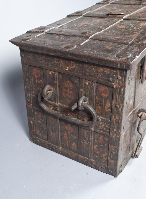 A Fine 16th Century German Iron Bound Chest