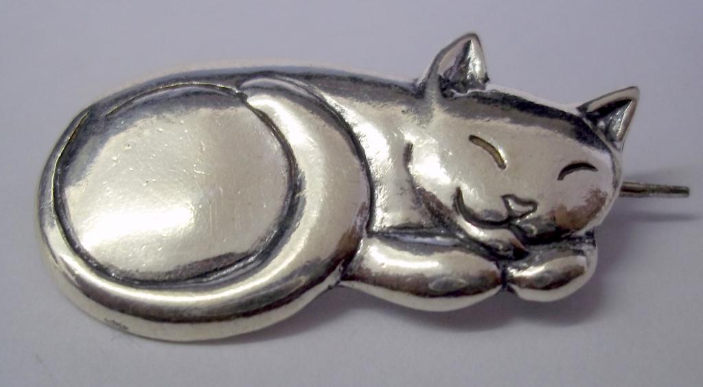 Lot3 Sterling Silver Ladies Lapel Pins, 17.3gr