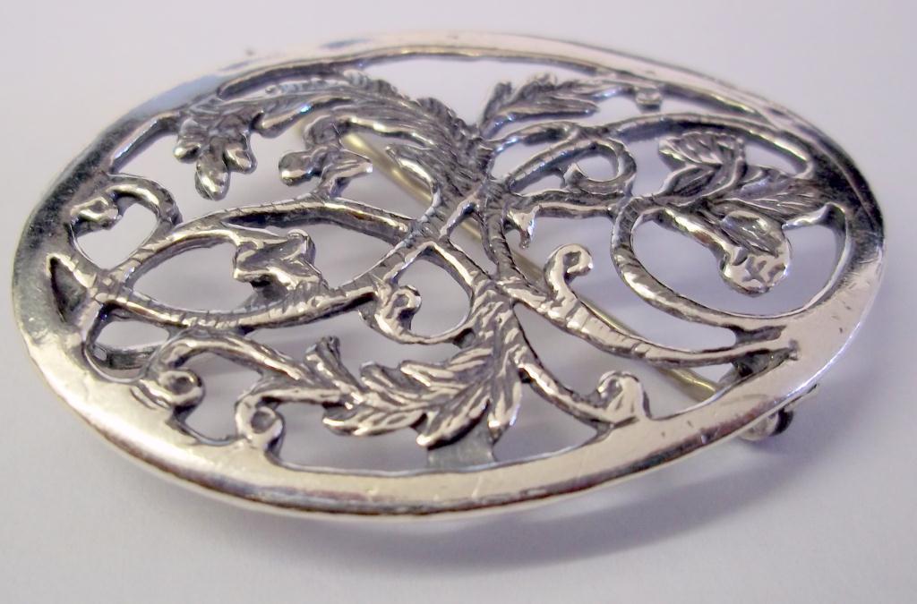 Lot3 Sterling Silver Ladies Lapel Pins, 17.3gr