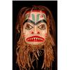 Image 1 : Haida Dog Fish Mask, Carved Alder with Copper Eye by Jay Brabant 19" H. 12" W.  Fine Condition
