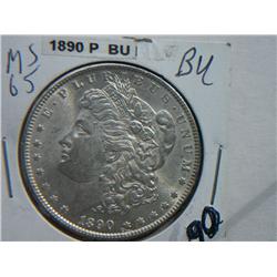 1890-P MORGAN DOLLAR