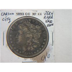 1893-CC MORGAN DOLLAR