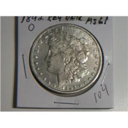 1892-O MORGAN DOLLAR