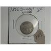Image 1 : 1866 3 CENT NICKEL
