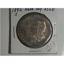 1892-S MORGAN DOLLAR