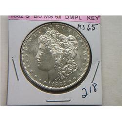 1882-S MORGAN DOLLAR