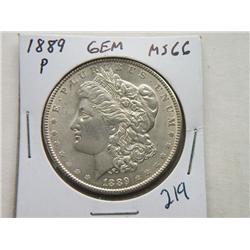 1889-P MORGAN DOLLAR