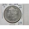 Image 1 : 1892-O MORGAN DOLLAR