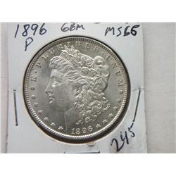 1896-P MORGAN DOLLAR