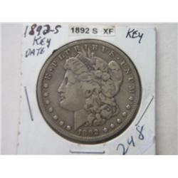 1892-S MORGAN DOLLAR