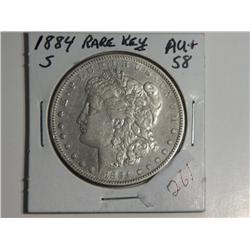 1884-S MORGAN DOLLAR