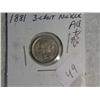 Image 1 : 3 CENT NICKEL