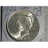 Image 1 : 1922-P PEACE DOLLARS