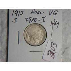 1913-S BUFFALO NICKEL