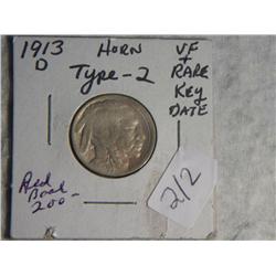 1913-D BUFFALO NICKEL