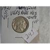 Image 1 : 1921-S BUFFALO NICKEL