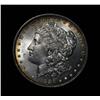 Beautiful Rainbow rim toned 1886-p Morgan Dollar Grades Select Uncirculated ms63