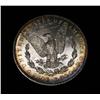Image 4 : Beautiful Rainbow rim toned 1886-p Morgan Dollar Grades Select Uncirculated ms63